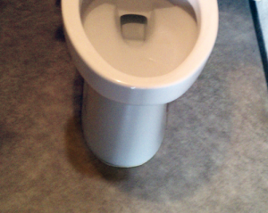 便器から水漏れ